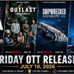 Trending Friday OTT releases for July 10, 2026, including Netflix's Ikka, Outlast: The Jungle, Shipwrecked: Nightmare at Sea, and JioHotstar's Chand Mera Dil.